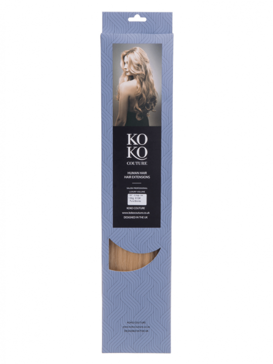 Pure Blonde 18 Inch Double Drawn Human Hair Clip In Extensions