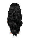 25 Inch Brushed Out Waves Half Head Wig jet black