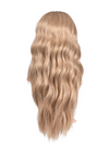 25 Inch Brushed Out Waves Half Head Wig honey blonde