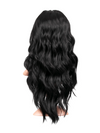 25 Inch Brushed Out Waves Half Head Wig raven
