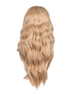 25 Inch Brushed Out Waves Half Head Wig golden blonde