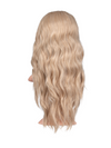 25 Inch Brushed Out Waves Half Head Wig champagne blonde