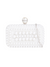 White Pearl Beaded Box Clutch Bag