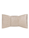 Gold Bow Shape Rhinestone Embellished Clutch Bag