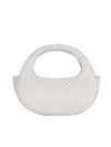Silver Diamante and Pearl Embellished Mini Evening Handbag