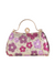 Gold Red Floral Pattern Sequin Evening Clutch Bag