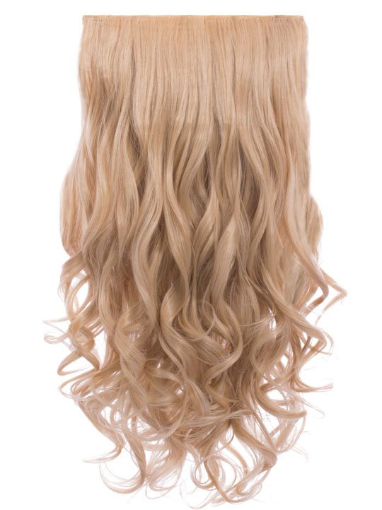 Lena 22 Inch Curly Three Piece Clip in Hair Extensions