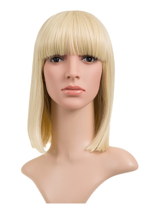 Nichole A-Line Bob Full Head Wig with Bangs