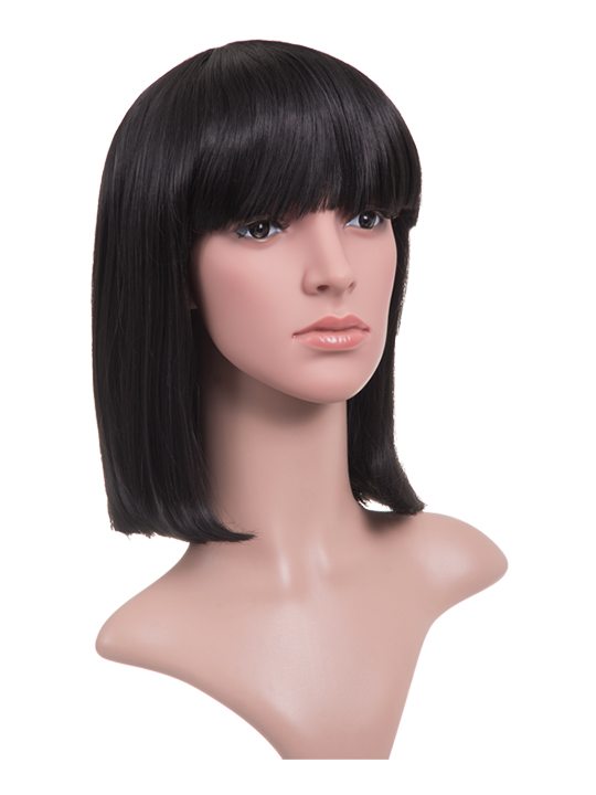 Nichole A-Line Bob Full Head Wig with Bangs
