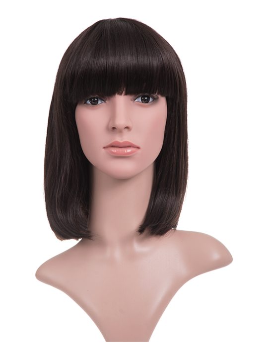 Nichole A-Line Bob Full Head Wig with Bangs