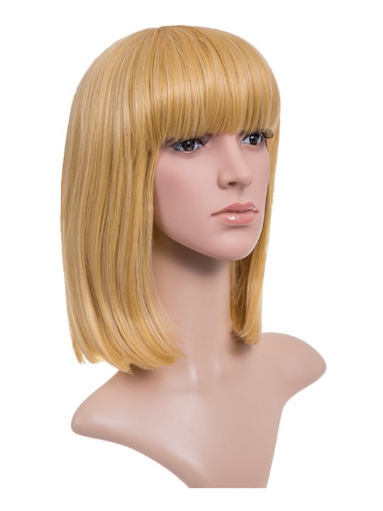Nichole A-Line Bob Full Head Wig with Bangs