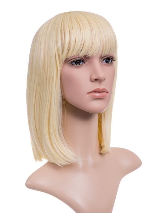 Nichole A-Line Bob Full Head Wig with Bangs
