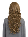 24 Inch Curly Full Head Wig with Fringe harvest blonde