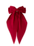 Large Red Satin Hair Bow with Clip