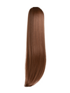 26 Inch Straight Synthetic Hair Claw Clip Ponytail golden brown