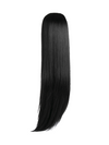 26 Inch Straight Synthetic Hair Claw Clip Ponytail natural black