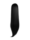 26 Inch Straight Synthetic Hair Claw Clip Ponytail jet black