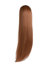 26 Inch Straight Synthetic Hair Claw Clip Ponytail mixed auburn