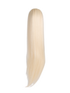 26 Inch Straight Synthetic Hair Claw Clip Ponytail pure blonde
