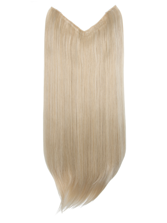 Straight Lightweight 20 Inch V-Shape One Piece Clip in Synthetic Hair Extensions