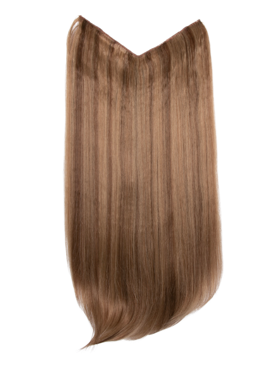 Straight Lightweight 20 Inch V-Shape One Piece Clip in Synthetic Hair Extensions
