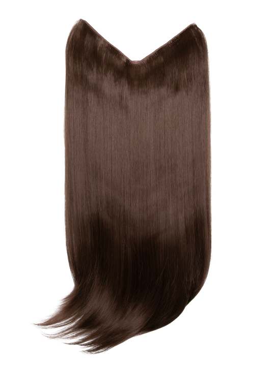 Straight Lightweight 20 Inch V-Shape One Piece Clip in Synthetic Hair Extensions