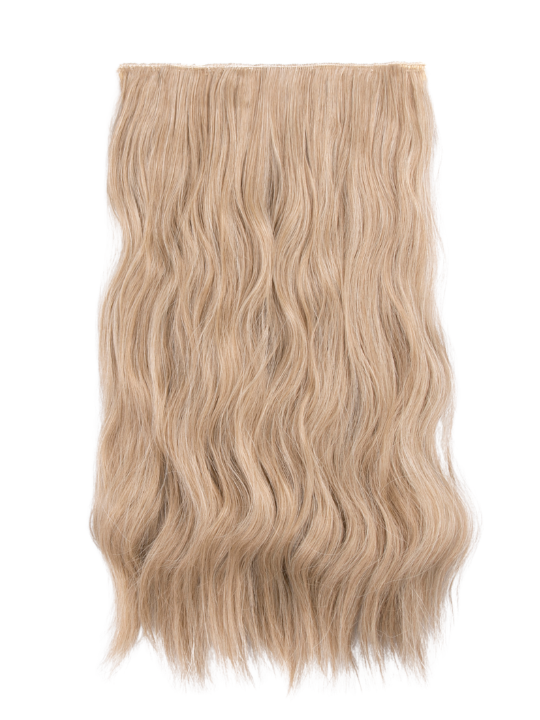 22 Inch Natural Wave One Piece Clip In Hair Extensions california blonde