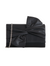 Black Metallic Fabric Bowtie Evening Clutch Bag