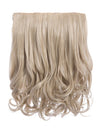 light golden blonde 16 Inch Curly One Piece Clip in Hair Extensions