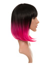 Dip Dye Ombre Bob Full Head Party Wig