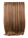 18 Inch Straight One Piece Clip in Hair Extensions mellow brown
