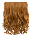 strawberry blonde 16 Inch Curly One Piece Clip in Hair Extensions