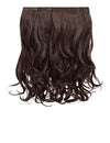 black cherry 16 Inch Curly One Piece Clip in Hair Extensions