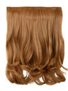 16 Inch Curly One Piece Clip in Hair Extensions MIXED AUBURN