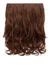 auburn 16 Inch Curly One Piece Clip in Hair Extensions