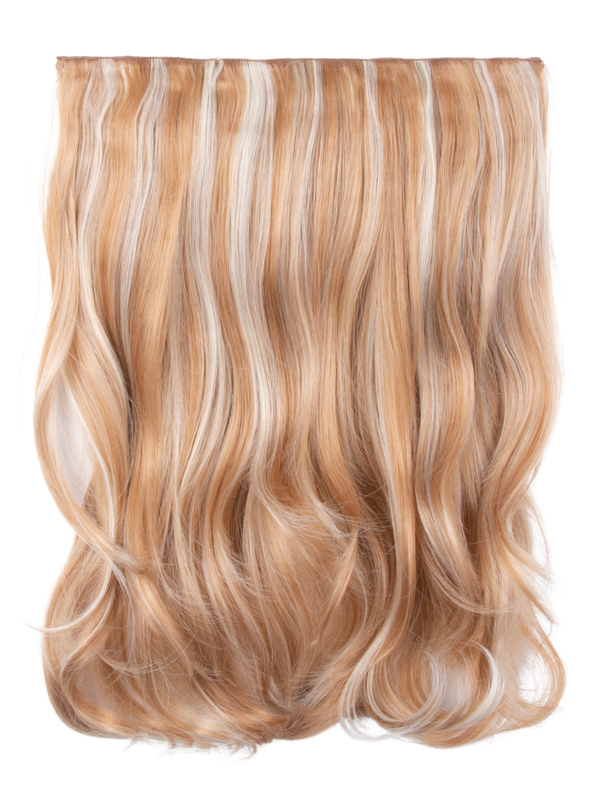 Rosie 16 Inch Curly One Piece Clip in Hair Extensions
