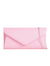 Pink Faux Leather Envelope Clutch Bag