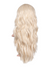 25 Inch Brushed Out Waves Half Head Wig light blonde