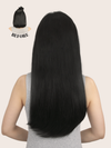 Straight Lightweight 20 Inch V-Shape One Piece Clip in Synthetic Hair Extensions