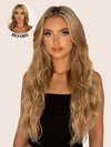 20 Inch Beach Wave Three Piece Clip In Hair Extensions