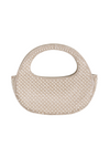 Gold Diamante and Pearl Embellished Mini Evening Handbag