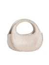 Gold Diamante and Pearl Embellished Mini Evening Handbag