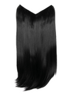 Straight Lightweight 20 Inch V-Shape One Piece Clip in Synthetic Hair Extensions