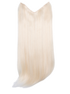 Straight Lightweight 20 Inch V-Shape One Piece Clip in Synthetic Hair Extensions