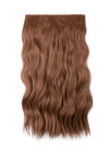 22 Inch Natural Wave One Piece Clip In Hair Extensions golden brown