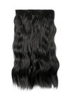 22 Inch Natural Wave One Piece Clip In Hair Extensions natural black