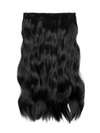 22 Inch Natural Wave One Piece Clip In Hair Extensions jet black