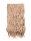 22 Inch Natural Wave One Piece Clip In Hair Extensions sandy blonde