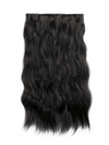 22 Inch Natural Wave One Piece Clip In Hair Extensions raven
