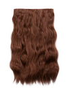 22 Inch Natural Wave One Piece Clip In Hair Extensions auburn
